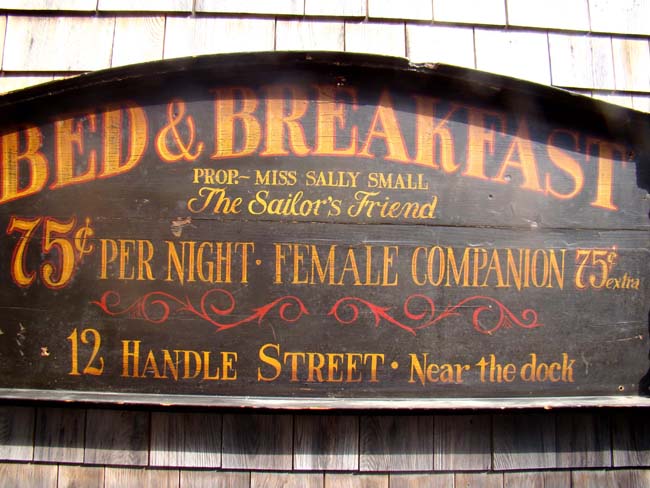 A Wonderful Bed & Breakfast Trade sign probably early 20th century — image 2